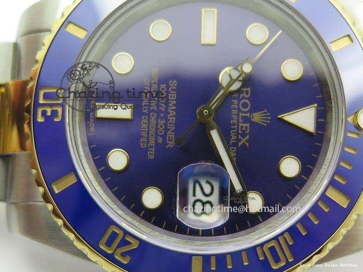 Good Copy Rolex Watches Blue Dial Best Swiss Maker ETA TT Breathable 3938 Submariner BP Edition 1230
